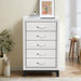 Contemporary 31" Chest with 5-Drawer for Bedroom, Livingroom - Sweatfully
