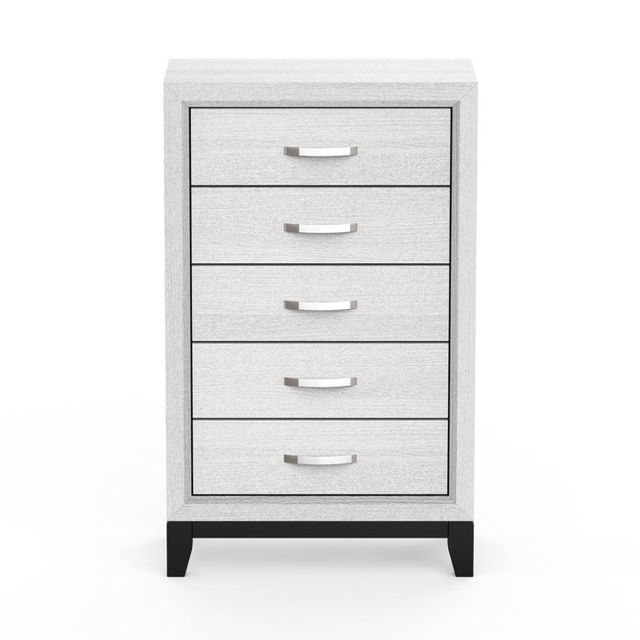 Contemporary 31" Chest with 5-Drawer for Bedroom, Livingroom - Sweatfully