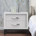 Furniture of America Lucien Modern Wood Nightstand with 2 Drawers - Sweatfully