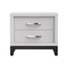 Furniture of America Lucien Modern Wood Nightstand with 2 Drawers - Sweatfully