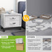 Furniture of America Lucien Modern Wood Nightstand with 2 Drawers - Sweatfully