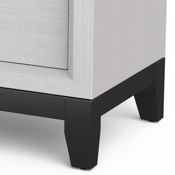 Furniture of America Lucien Modern Wood Nightstand with 2 Drawers - Sweatfully