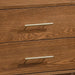 Tromso Mid-Century Modern 23" Walnut Nightstand with 2-Drawer and Round Tapered Legs - Sweatfully