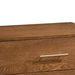 Tromso Mid-Century Modern 23" Walnut Nightstand with 2-Drawer and Round Tapered Legs - Sweatfully