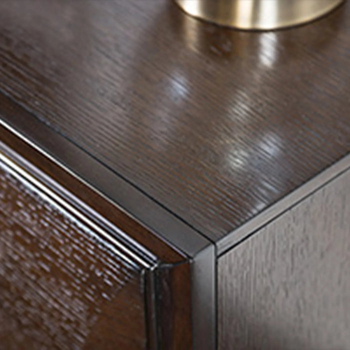 Hinwitz Transitional Solid Wood 2-Drawer Nightstand - Sweatfully
