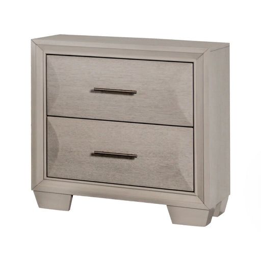 Hinwitz Transitional Solid Wood 2-Drawer Nightstand - Sweatfully