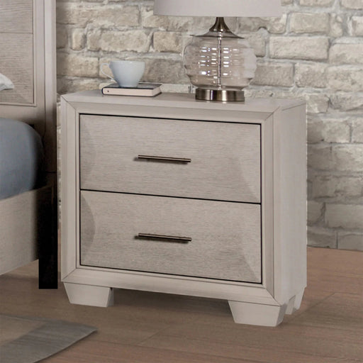 Hinwitz Transitional Solid Wood 2-Drawer Nightstand - Sweatfully