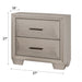 Hinwitz Transitional Solid Wood 2-Drawer Nightstand - Sweatfully