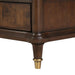 30.5" Westerham French Nightstand Power Outlet with LED Light, Dark Cherry - Sweatfully