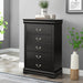Transitional 5-Drawer 31.5 in. Wide Chest of Drawers with Bracket Feet - Sweatfully