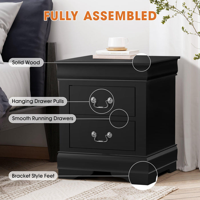 Furniture of America Night Stand Louis Philippe - Sweatfully