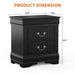 Furniture of America Night Stand Louis Philippe - Sweatfully