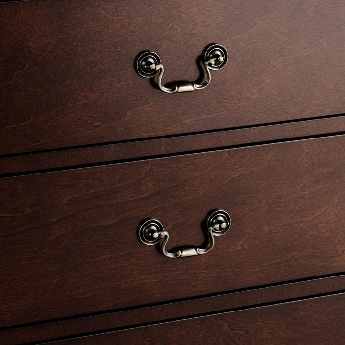 Transitional 5-Drawer 31.5 in. Wide Chest of Drawers with Bracket Feet - Sweatfully