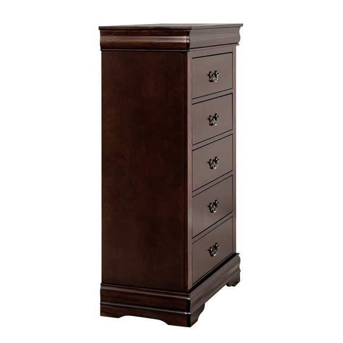 Transitional 5-Drawer 31.5 in. Wide Chest of Drawers with Bracket Feet - Sweatfully
