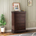 Transitional 5-Drawer 31.5 in. Wide Chest of Drawers with Bracket Feet - Sweatfully