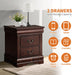 Furniture of America Night Stand Louis Philippe - Sweatfully