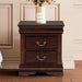 Furniture of America Night Stand Louis Philippe - Sweatfully