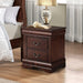Furniture of America Night Stand Louis Philippe - Sweatfully