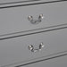Transitional 5-Drawer 31.5 in. Wide Chest of Drawers with Bracket Feet - Sweatfully