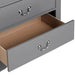 Transitional 5-Drawer 31.5 in. Wide Chest of Drawers with Bracket Feet - Sweatfully