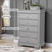 Transitional 5-Drawer 31.5 in. Wide Chest of Drawers with Bracket Feet - Sweatfully