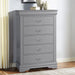 Transitional 5-Drawer 31.5 in. Wide Chest of Drawers with Bracket Feet - Sweatfully