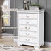 Transitional 5-Drawer 31.5 in. Wide Chest of Drawers with Bracket Feet - Sweatfully