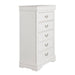 Transitional 5-Drawer 31.5 in. Wide Chest of Drawers with Bracket Feet - Sweatfully