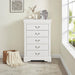 Transitional 5-Drawer 31.5 in. Wide Chest of Drawers with Bracket Feet - Sweatfully