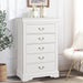 Transitional 5-Drawer 31.5 in. Wide Chest of Drawers with Bracket Feet - Sweatfully