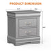 Furniture of America Night Stand Louis Philippe - Sweatfully