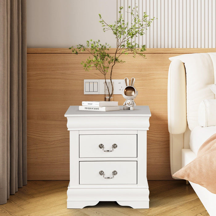 Furniture of America Night Stand Louis Philippe - Sweatfully