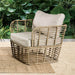 Johari Contemporary 3-Piece Outdoor Rattan Conversation Set - Sweatfully