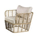 Johari Contemporary 3-Piece Outdoor Rattan Conversation Set - Sweatfully