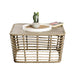 Johari Contemporary 3-Piece Outdoor Rattan Conversation Set - Sweatfully