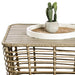 Johari Contemporary 3-Piece Outdoor Rattan Conversation Set - Sweatfully