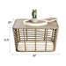 Johari Contemporary 3-Piece Outdoor Rattan Conversation Set - Sweatfully