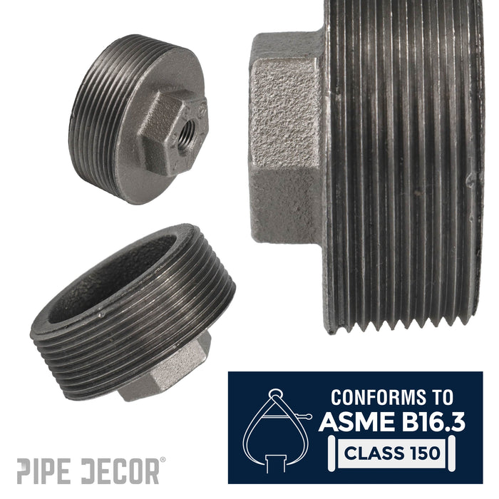 2 1/2 in. x 1/4 in. Black Bushing - Sweatfully