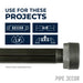 2 1/2 in. x 1/4 in. Black Bushing - Sweatfully