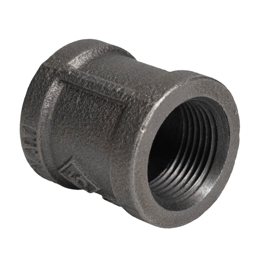 1/2 in. Black Right Left Coupling - Sweatfully