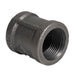 1/2 in. Black Right Left Coupling - Sweatfully