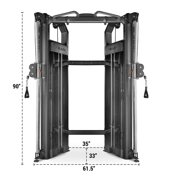 XMARK Functional Trainer With Dual 230 lb Weight Stacks FT-9040 - Sweatfully