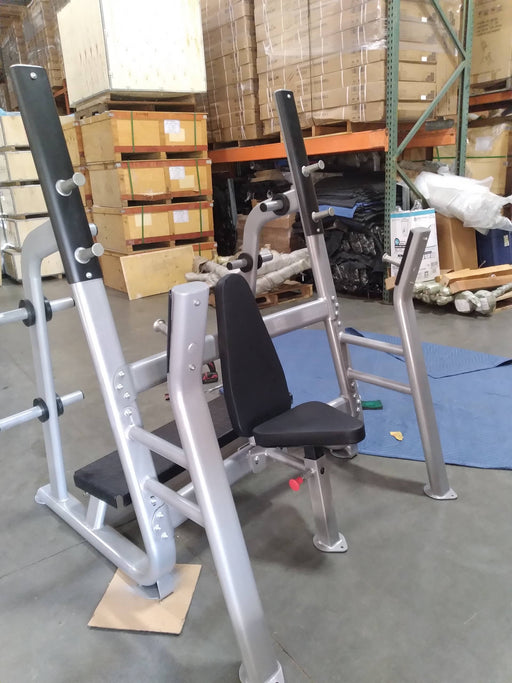 Elite Olympic Military Bench - Muscle D Fitness - Commercial - Seated Upright Shoulder Press - Sweatfully