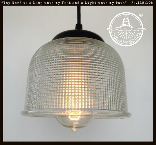 Factory Holophane Vintage Shade - Sweatfully