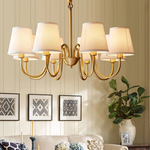 Fazrpip Retro Gold Chandelier - Sweatfully