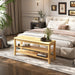 Featured Upholstered Storage Bench - Sweatfully