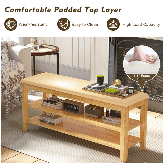 Featured Upholstered Storage Bench - Sweatfully