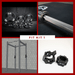 TGrip Basic Commercial 4 Post Rack Complete Kit- 3x3 Steel - Sweatfully