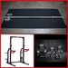 Compact Half Cage Complete Weight Kit - Muscle D Fitness - Storage Squat Rack Adjustable - Dip Handles - Sweatfully
