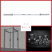 TGrip Basic Commercial 4 Post Rack Complete Kit- 3x3 Steel - Sweatfully
